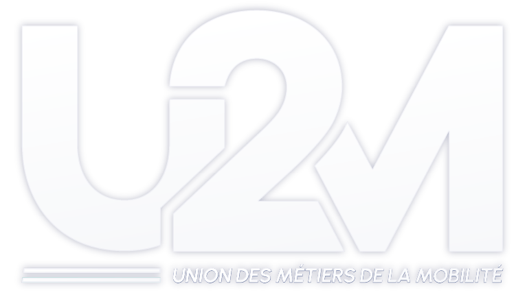 logo d' l'union des métiers et de la mobilité en version blanche